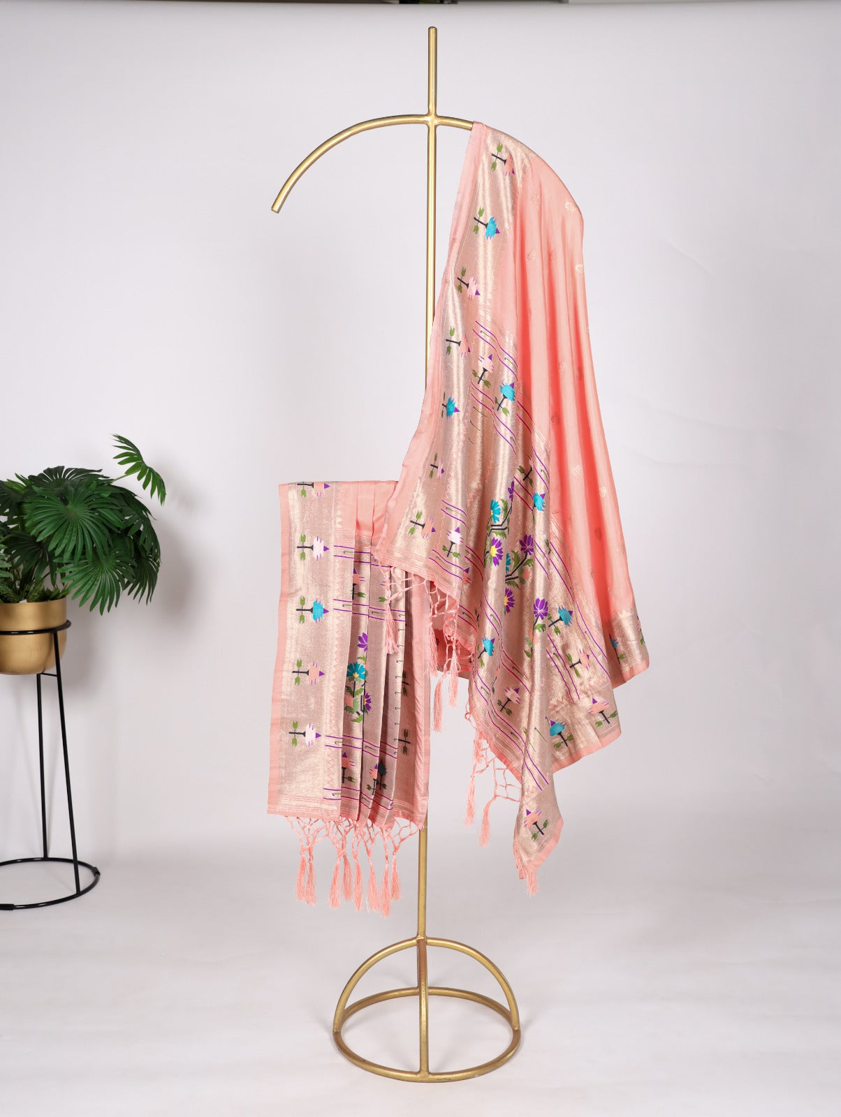 Paithani Jacquard Zari Woven Dupatta