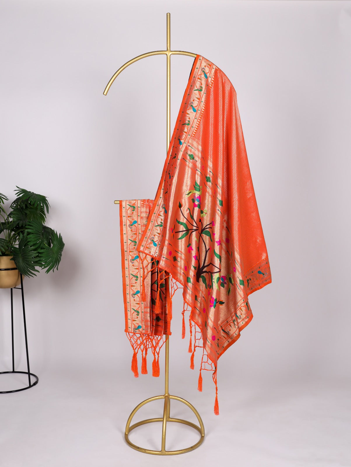 Paithani Jacquard Zari Woven Dupatta