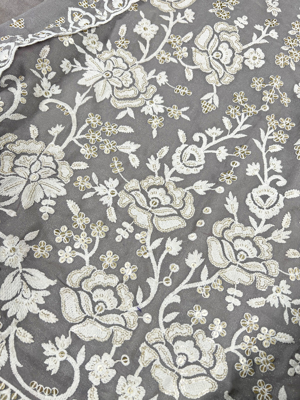 Star Georgette Threadwork Kurta Set