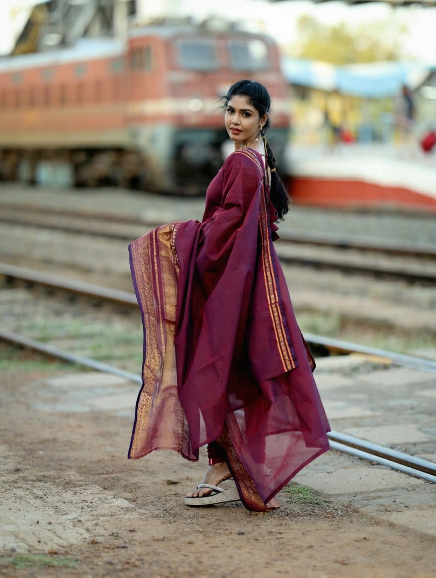 Kanchi Cotton Jacquard Kurta Dupatta Set