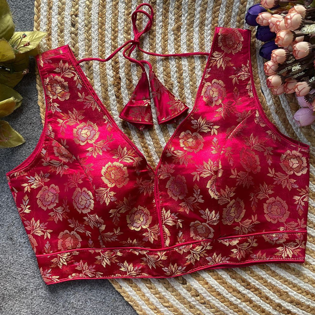 Dola Silk Partywear Blouse