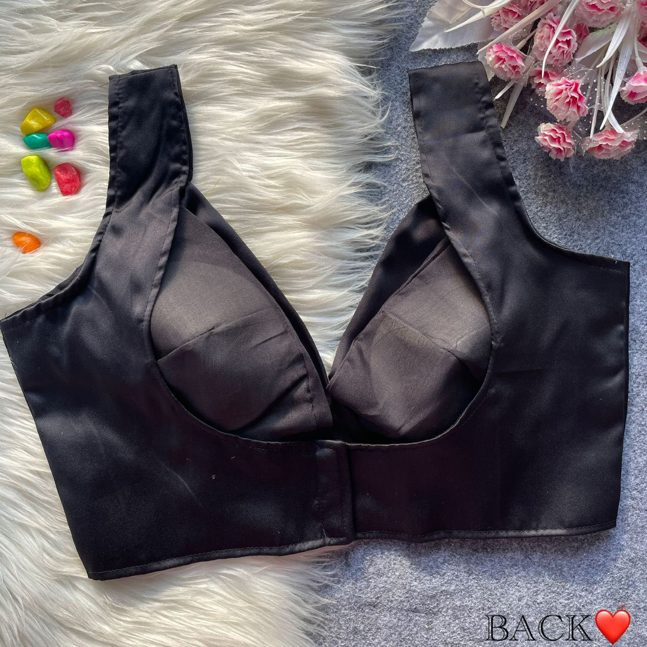 Pure Malai Satin Blouse