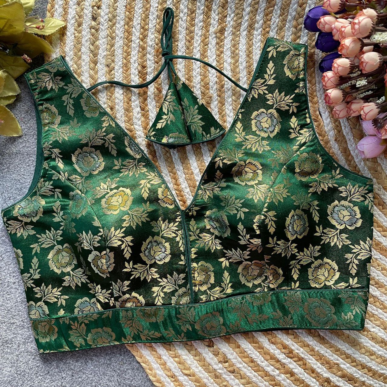 Dola Silk Partywear Blouse