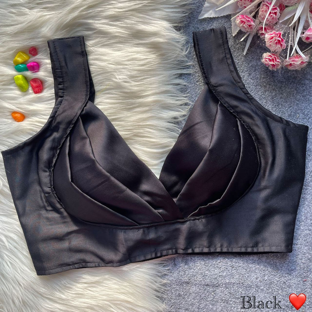 Pure Malai Satin Blouse