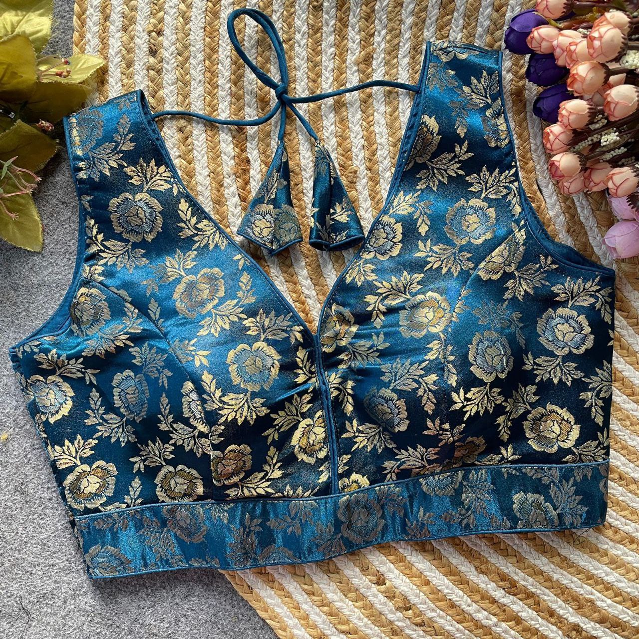 Dola Silk Partywear Blouse