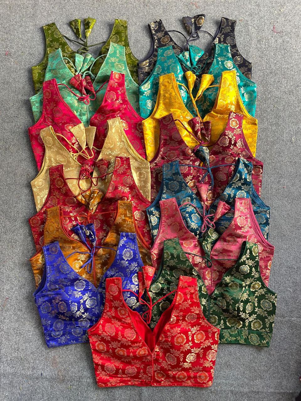 Dola Silk Partywear Blouse