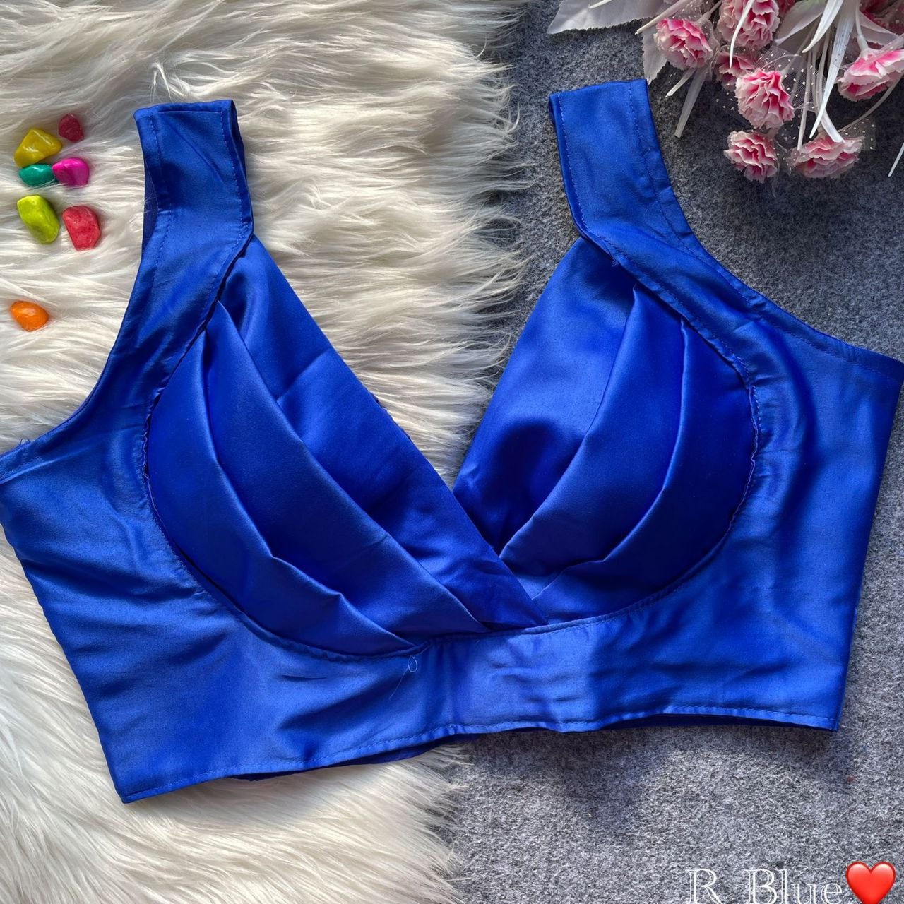 Pure Malai Satin Blouse