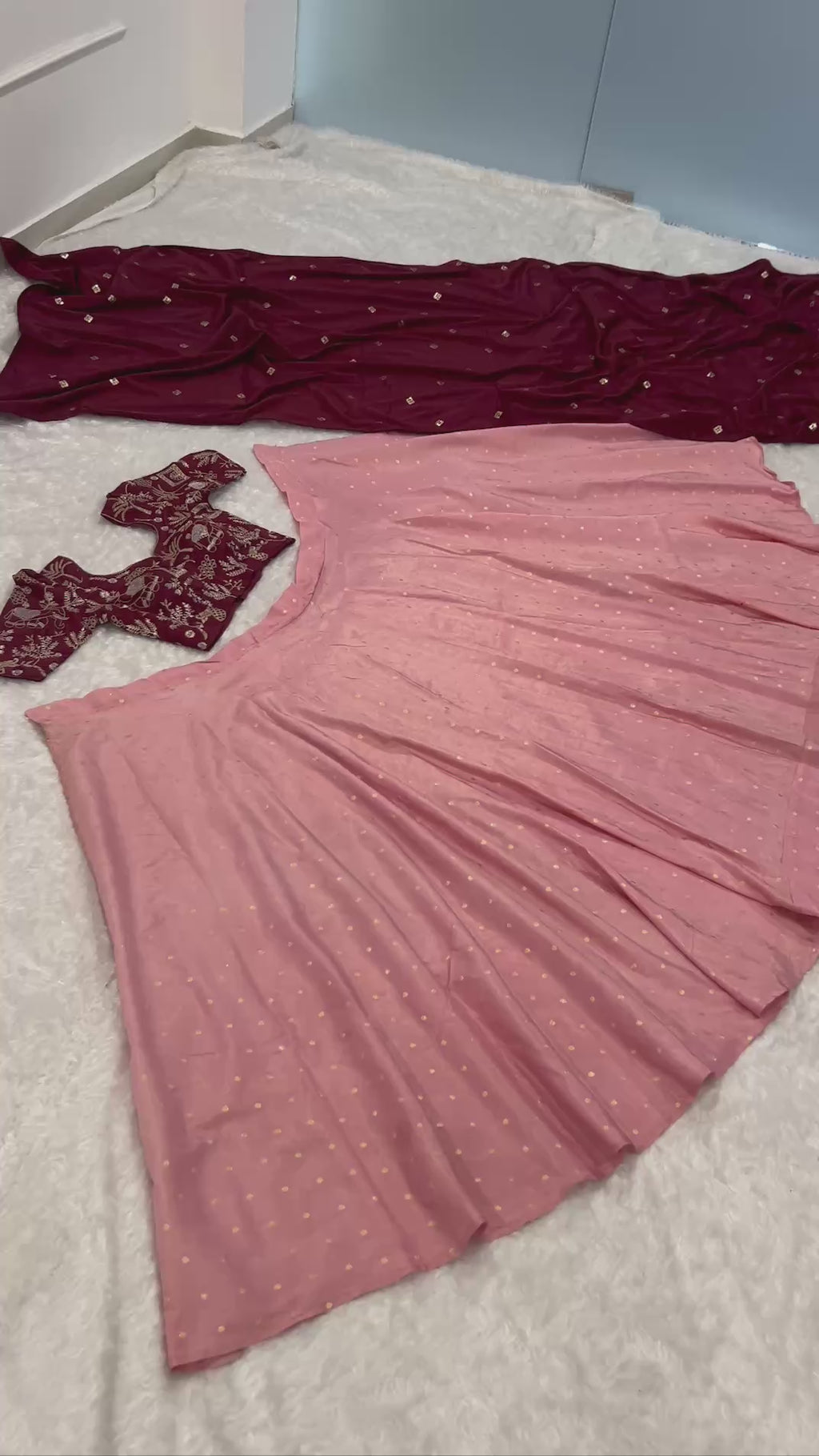 Banarasi Zari Silk Lehenga Choli Set