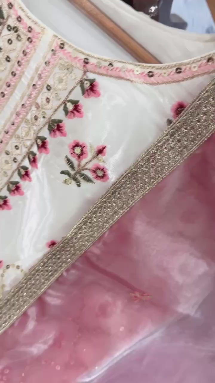 Designer Top Plazzo &amp; Dupatta Set